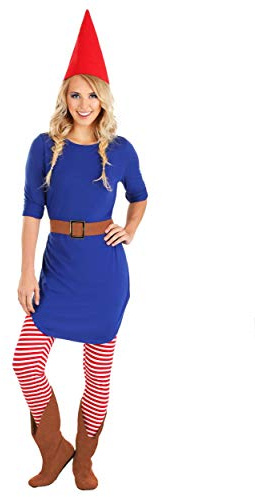 Forever a Gnome Women's Fancy Dress Costume Medium Blue