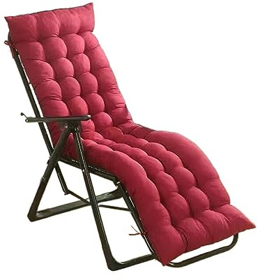 Cuscino Per Sedia A Sdraio,Cuscini Per Sedie A Dondolo Da Esterno 53*160/170/180CM,Morbido E Antiscivolo, Per Giardino, Patio, Sedia A Dondolo, Cuscino Spesso Per Sedia Reclinabile Con Lacci ( Color :