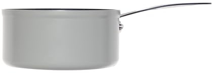 Nuwave Casserole en Céramique Duralon Blue de 2,8 L en Gris Froid, sans PFAS, Compatible avec le Lave-Vaisselle, le Four et l’Induction, Anti-Rayures et Poignées Résistantes à la Chaleur