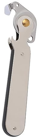 Amosfun apriscatole portatile può perforare apri del coperchio del secchio apribottiglie multifunzione le palpebre apribottiglie manuale perforatore per lattine in acciaio inossidabile