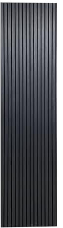 Acoustic Wooden Slat Panels for Walls, Premium 3D Wood Veneer Decorative Panelling – Sound Absorbing Slatted Wall Panels for Living Room, Bedroom, Hallway & Office - 240 x 60cm - (Grey Oak)