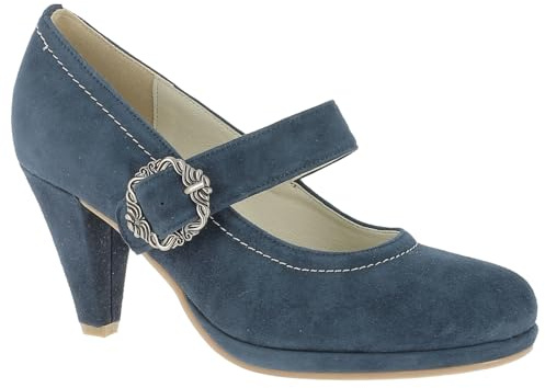 Hirschkogel Damen 3005717 Pumps, Blau (Dunkelblau)