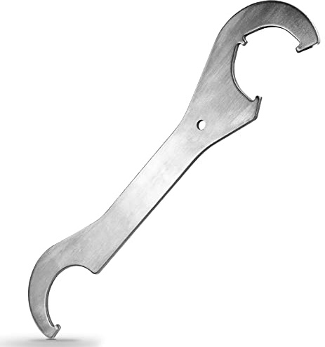 MATINA Bottom Bracket Wrench, 109917 Bottom Bracket Tool Fit Lockrings Found on Cup-and-Cone Bicycle Bottom Brackets, Double Sided Bottom Bracket Lock Wrench for Bicycle