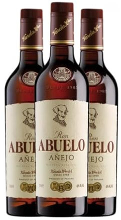 Ron Abuelo Extra Añejo Especial Reserva 70 cl (Caja de 3 Botellas de 70 cl)