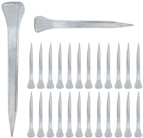 Ctyjia 60 Stück Hufeisen Nägel, E3(45mm) Horseshoe Nails Pferdewerkzeug Zubehör, Hufnägel für Dekorieren, Pferdetraining, Reitsport