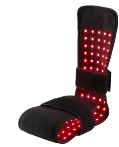 Red Light Therapy Shoe with Dual-Effect Treatment Belt for Pain Relief - Infrared Light Therapy Feet, LED Light, 30-min Timer Shutdown