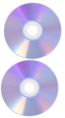 ifundom 2piezas Disco CD-r Virgen CD Grabable Virgen para Grabación De Música y Audio Soporte De Audio para Domésticos y Profesionales