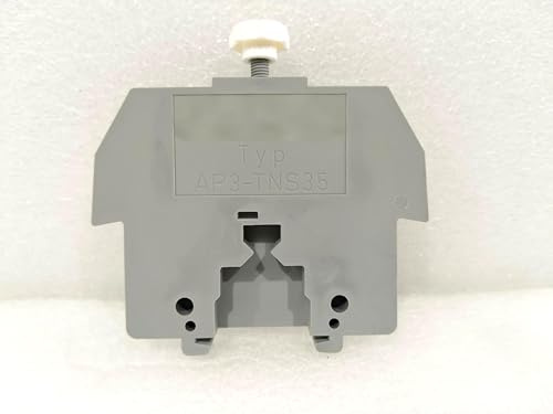 AP 3-TNS 35 = 5022672, piastra di copertura sigillabile, installato su guida DIN NS 35/7,5, utilizzato per copertura protettiva AP 3, con dado zigrinato M5 in plastica, imballaggio originale, mai