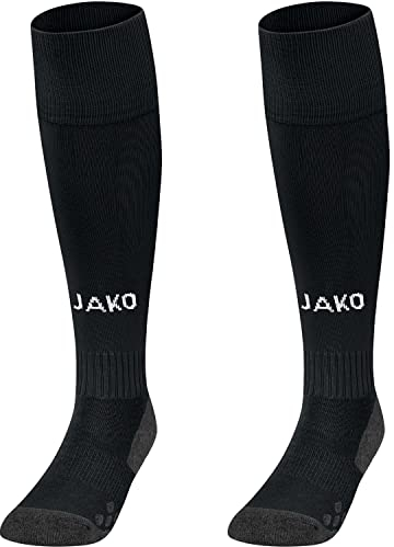 JAKO Unisex Stutzenstrumpf Allround, Schwarz, 39-42