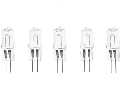 UGEFKMQ Lámparas Halógenas G4 20W 230V Bombillas Halógenas Transparentes Bombillas Enchufables G4 220V 35W Blanca Cálida 5PCS,20W