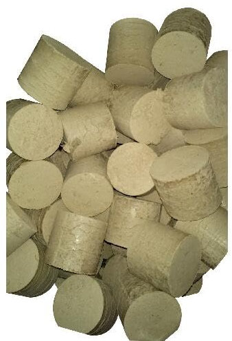 Bricchette in legno, circa 25 kg, ruote in legno duro