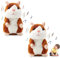 2 Stück Sprechende Hamster Wiederholt,Talking Plüschtier Elektronische,Sprechender Hamster Spielzeug,Lustige Kinder Stofftiere,Plüsch Hamster,Record Spielzeug Interaktives für Baby Kids