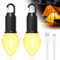 BrightArk LED Campinglampe Aufladbar, Tragbar Campingleuchte mit Haken Campinglaterne 3 Lichtmodi Stufenlos Dimmbar, IP65 Wiederaufladbare Zeltlampe für Camping, Trekking und Notbeleuchtung,2-Stück