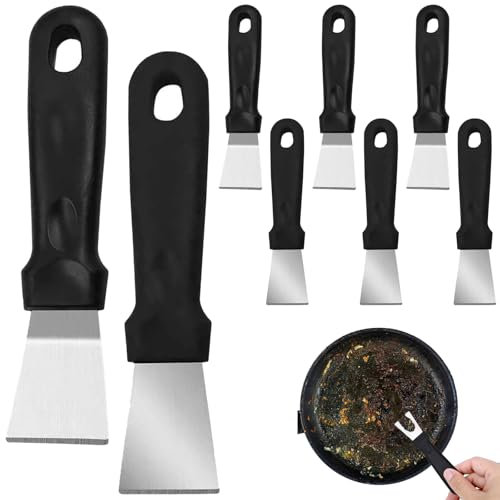 Hshenjhu 2 pezzi Raschietto, Raschietto Vetro, Raschietto Multiuso, Il tuo Raschietto Affidabile per Cucina e Casa, Raschietto con impugnatura morbida, per Pulizia Cucina Bagno Pareti Pavimenti