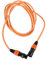 DOITOOL Mikrofonkabel Mikrofonkabel Männlich Und Weiblich Mikrofonakkord Studiozubehör Kabel Für Verstärker Tastatur Verbindungskabel Audiomixer Kunststoff Orange