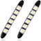 HEHEMM 6 LED Flexible 12V Auto Truck Tagfahrlicht Signallampen DRL Auto Nebel Tagfahrlicht Wasserdichte LED Autolichter