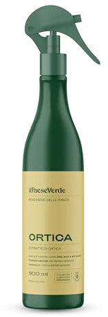 Ortica il Paese Verde pronta all'uso. Azione di controllo afidi, acari e altri insetti. Prodotto naturale che rispetta l'ambiente - 500ml