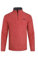 Weird Fish Newark Eco 1/4 Zip Grid Fleece Barberry Red Marl Size S