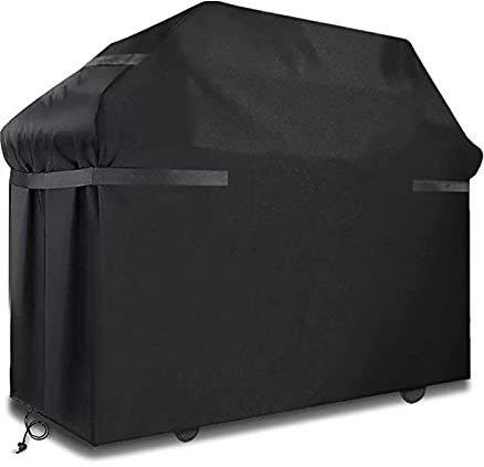 LCGOD Housse Barbecue，Bache Barbecue Exterieur Imperméable ，Housse BBQ Exterieur Protection pour Tous Les Temps aux Weber,Brinkmann,Char Broil etc Anti-Vent/Anti-UV/Anti-l'Humidité (147x61x122cm)