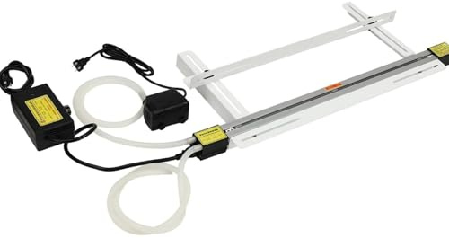 Macchina piegatrice a caldo in acrilico Piegatrice per tubi in acrilico, in plastica e PVC, con staffa di regolazione della lunghezza per fogli di spessore da 1 a 6 mm, 60 cm
