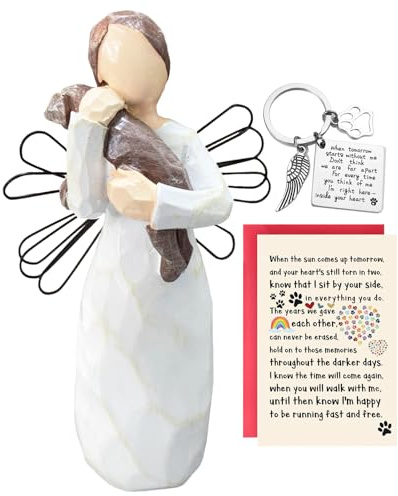 Benaewa Willow Tree Figurines, Dog Memorial Gifts for Women, Decoration