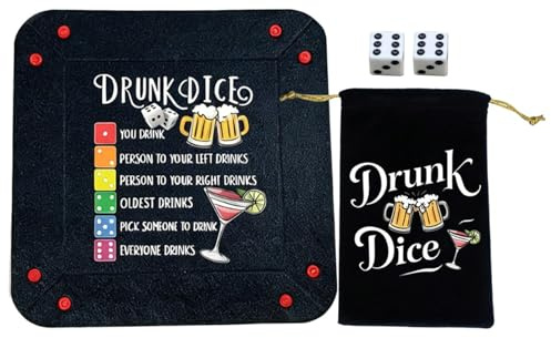 Generico Giochi da Bere per Adulti - attività per Festa di Addio al Celibato - Giochi da Bere con e Vassoio - per Coppie Amici Uomini Donne Feste Compleanno Addio al Nubilato Campeggio Vacanza Raduno