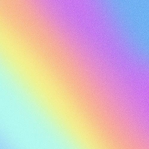 Coavas Stained Glass Window Privacy Film Rainbow Frosted Decorative Static Clings, Opaque Iridescent Prism Window Decals, Sun Blocking Anti-Glare Door Coverings(17.5 x 78.7 Inch, Colorful)