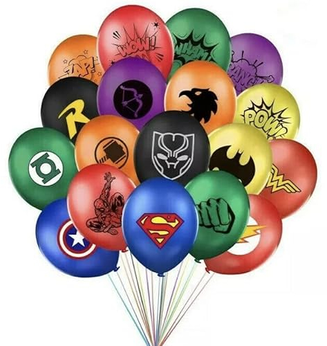 36Pcs 12” Marvel Avengers Theme Party Superhero Latex Balloon For Party Decor