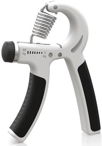 PORTENTUM Handtrainer Unterarmtrainer, Einstellbarer Widerstand 5-60kg, Hand Unterarm Trainingsgerät, Grip Griffkraft Trainer, Rutschfester Griff, Für Sportler und Wiederherstellung der Hand