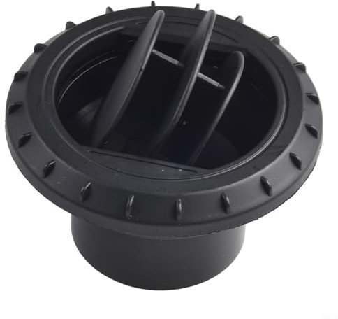 Honseadek Ventilación de aire caliente, tubo de salida extraíble giratorio, optimiza el flujo de calor, soluciones de calefacción por conductos (60 mm)