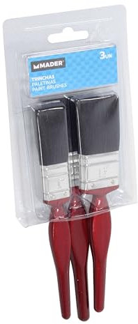 Paletina, 25-38-50mm - brocha de cerdas Gruesas, Mango de Madera, Ideal para Pintar y aplicar Productos en Superficies Grandes.*