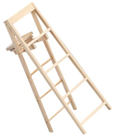 UPKOCH Échelle Bois Miniature pour Maison de Poupées Décoration DIY de Jardin Accessoire pour Micro Paysage Artisanat Bois Naturel