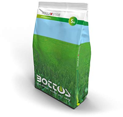 Bottos MACISTE, Sementi per tappeto erboso, Semi per prato extra forte resistente alla siccità ideale per zone aride e qualsiasi condizione ambientale, 5Kg per 200mq