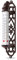 Loberon Thermomètre Binyamin - H/L/P env. 26/9 / 5 cm - Marron - Fer, Marron