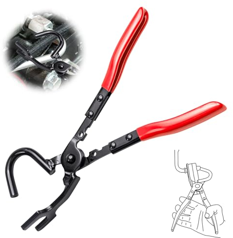 MEYAGOT Pinza di scarico per auto, pinza di rimozione in gomma di scarico, pinza per la rimozione del tubo di scarico, per auto, per auto e veicoli