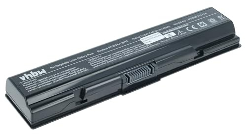 vhbw 1x batteria sostituisce Toshiba PA3533U-1BAS, PA3533U-1BRS, PA3534U-1BAS, PA3534U-1BRS per notebook (4400mAh, 10,8V, Li-Ion)