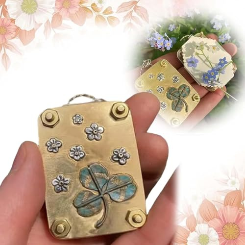 Yizemay Micro Flower Press, Flower Pressing Kit for Adults Kids, Wood Leaf Plant Pressing Kit, Arts and Crafts Lovers
