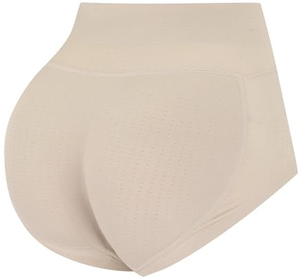 Padded Knickers Seamless Butt Lifter Hip Enhancer Pads Breathable Underwear Tummy Control Pants for Women Bum Enhancing