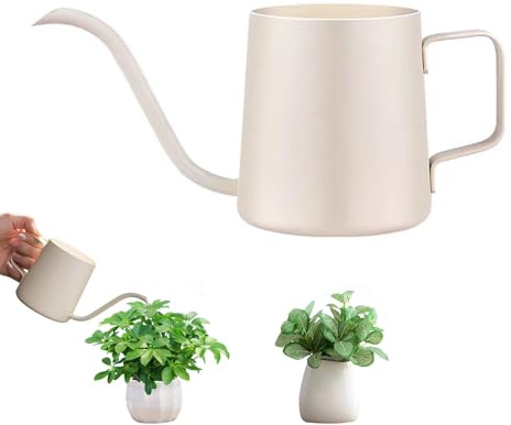 Plant Watering Can, 350 ml Stainless Steel Outdoor Indoor Watering Can