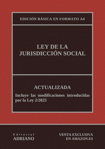 Ley de la Jurisdicción Social: Edición básica en formato A4
