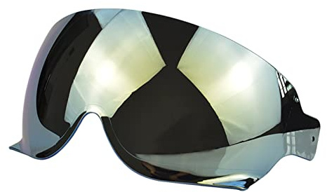 Shkalacar Motorrad Helmvisier, Anti UV Verstellbar Ersatzvisier für SHOEI JO EX-Zero CJ3, Windschutz Helm Objektiv Visier (Mehrfarbig erhältlich)