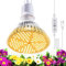 Sunlike Lampe LED pour plantes avec minuterie et système de suspension, minuterie 9H/12H/15H, 150 LED, lampe de croissance à spectre complet avec câble d'alimentation de 16,4 m, pour jardin, serre,