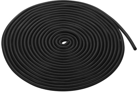 QUARKZMAN Bande d'Étanchéité en Mousse Caoutchouc, Diamètre de 8 mm (5/16 Po), Longueur de 8 Mètres (26,24 Pi), en Caoutchouc EPDM Rond pour Joints DIY, Entrepôt, Tampons, Artisanat