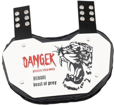 Dickly Football Backplate Untere Rückenpolster Verschleißfeste Stoßfeste Hochschlagschutzplatte Rugby-Ausrüstung für von Sportlern Jugendliche