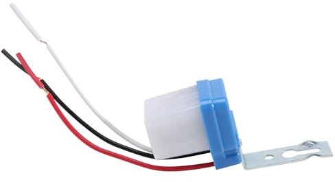 Lonrtesw AC Interruttore Crepuscolare Interruttore Crepuscolare DC 12 V 10A Interruttore Automatico Crepuscolare