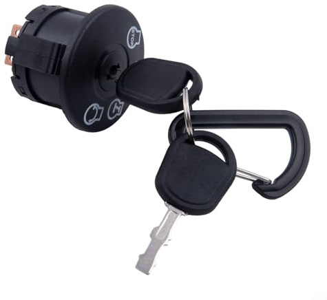 Interrupteur à clé d'allumage pour tondeuse à gazon et tracteur compatible avec 725-1741 925-1741 L100 L105 L107 L110 L120 L130 G110 LY18 Cadre de marche automatique