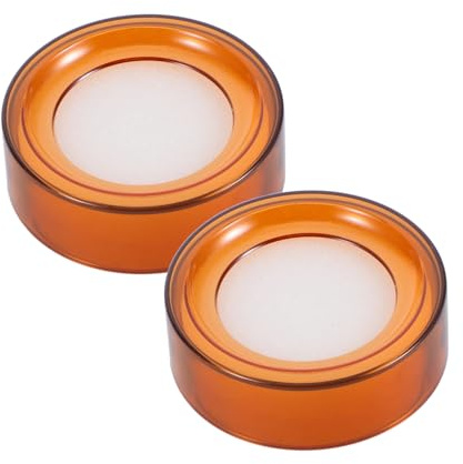 FONDOTIN 2 pièces Outil Humidificateur de Doigts Plastique avec Éponge Ronde pour Bureau Mouilleur Comptabilité Accessoire Pratique pour Caissiers et Comptables