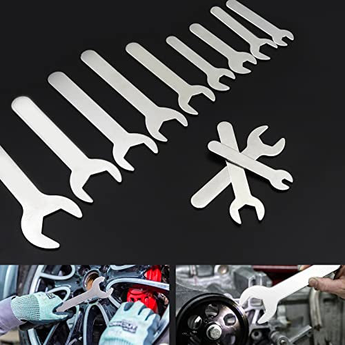 12x Set di chiavi a forchetta singola, 1,5 mm Combinazione di chiavi piatte Strumento di riparazione molto sottile per riparare in spazi molto stretti.