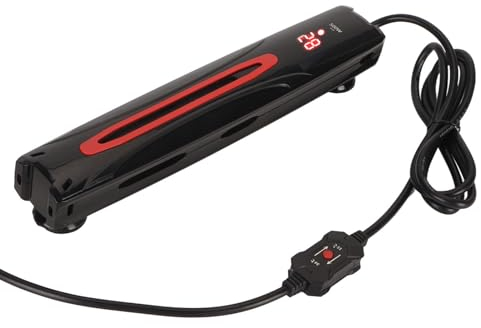 Jiawu Aquarium-Thermostat, LED-Digitalanzeige, Aquarium-Heizung, Automatische Schnelle Erwärmung für 80–100 cm Große Aquarien (EU-Stecker 220 V)