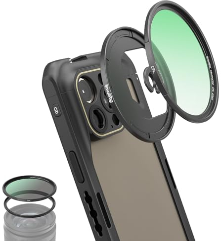 SMALLRIG Filtro polarizador circular magnético de 67 mm con adaptador de filtro de montura M y anillo de filtro roscado de 67 mm, kit de filtro CPL magnético impermeable y resistente a los arañazos